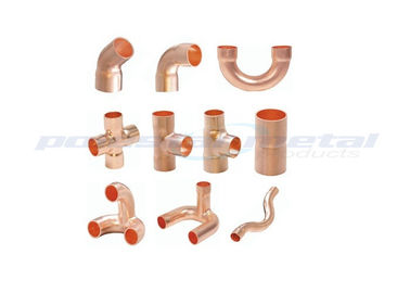 Las instalaciones de tuberías de encargo del cobre del T2 para el acondicionador de aire/la refrigeración sudaron el adaptador