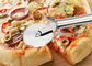 Rueda profesional del corte de la pizza de la rueda del queso de la torta y de la pizza de la toma anti del moho