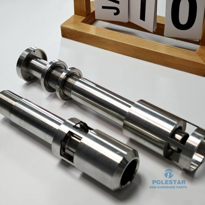 Eje de acero inoxidable de metal de precisión Partes mecanizadas CNC para bicicletas y sillas de ruedas